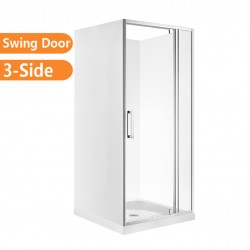 1000*1000*1000mm 1900mm Height 3-Side Swing Door Square Shower Box 1000*1000*1000mm 1900mm Height 3-Side Swing Door Square Shower Box